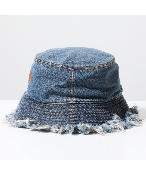 セール】FENDI バケットハット FXQ963 AN9J デニム ロゴ刺繍