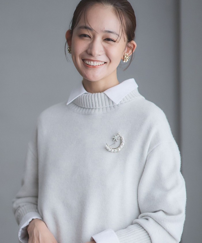 人気につき追加販売！】ツインスターパールブローチ(505793522