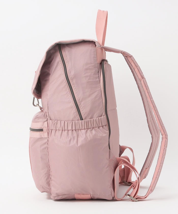 送料込MODERN FLAP BACKPACK2シルバーピンクC