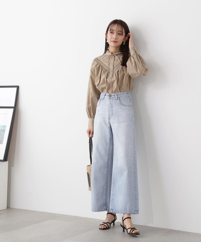 まごめ バーバリーブルーレーベル フリル スタンドカラー ピンタック まごめ様専用 バーバリーブルーレーベル フリル スタンドカラー