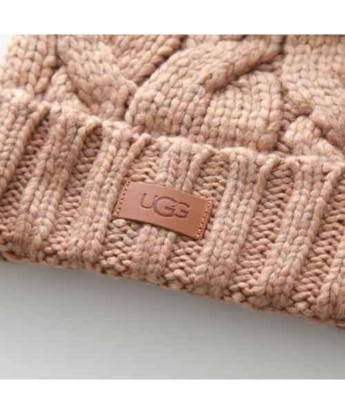 アグ UGG UGG ニット帽 W CABLE BEANIE W POM 22589 ポンポン アグ UGG UGG ニット帽 W CABLE BEANIE W POM 22589 ポンポン