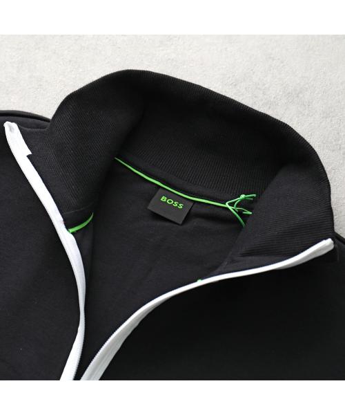 現行品✨ヒューゴボス Delery スウェット ボックスロゴ ブラウン XS HUGO BOSS (ヒューゴボス) コットンテリー アートロゴ クルー