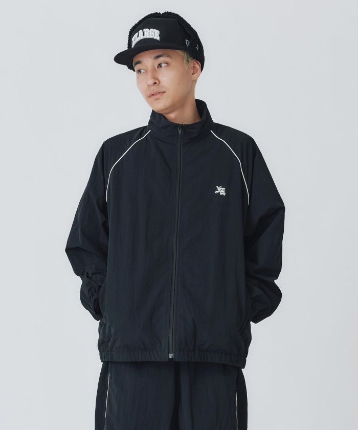 OLD ENGLISH NYLON TRACK JACKET(505793601) | XLARGE(XLARGE) - d fashion