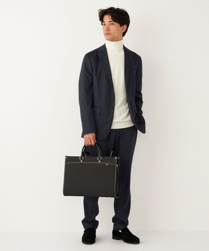 未使用品✨SHIPS シップス　ビジネスバッグ　ブリーフケース　ブラック　メンズ SHIPS - シップス／SHIPS バッグ ブリーフケース ビジネスバッグ