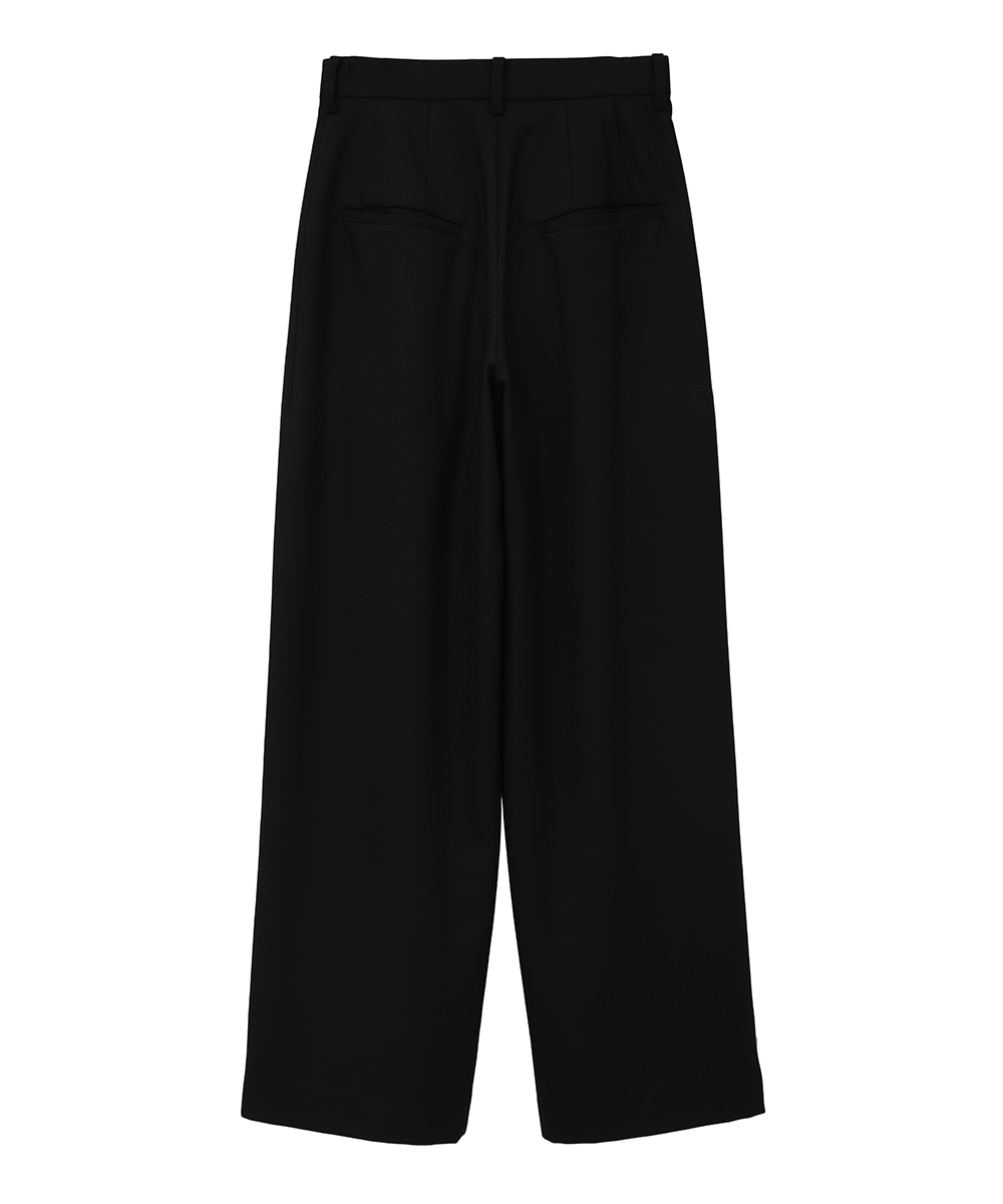 WOOL BASIC TUCK PANTS(505760701) | クラネ(CLANE) - d fashion