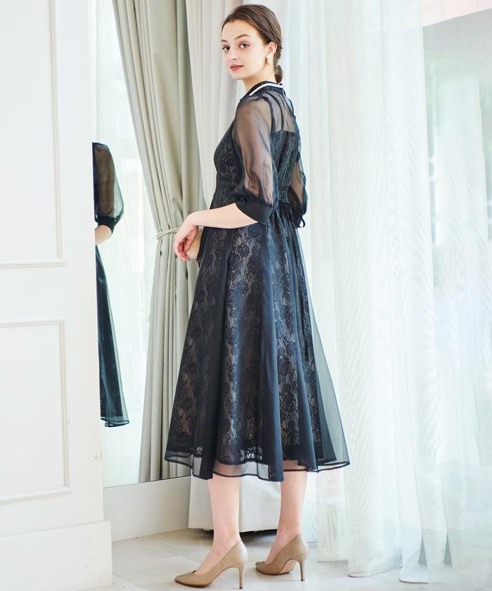 ソフトオーガンジー×レースドレス(505796302) | AND COUTURE(AND ソフトオーガンジー×レースドレス(505796302) | AND COUTURE(AND