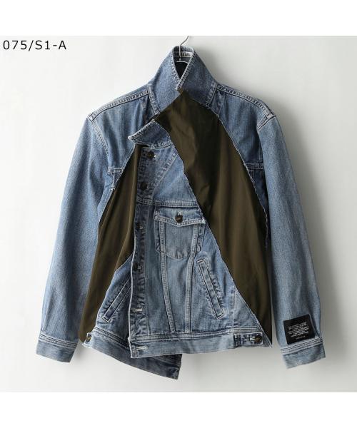 セール】Lutz Huelle デニムジャケット SLANT DENIM JACKET 切替 セール】Lutz Huelle デニムジャケット SLANT DENIM JACKET 切替