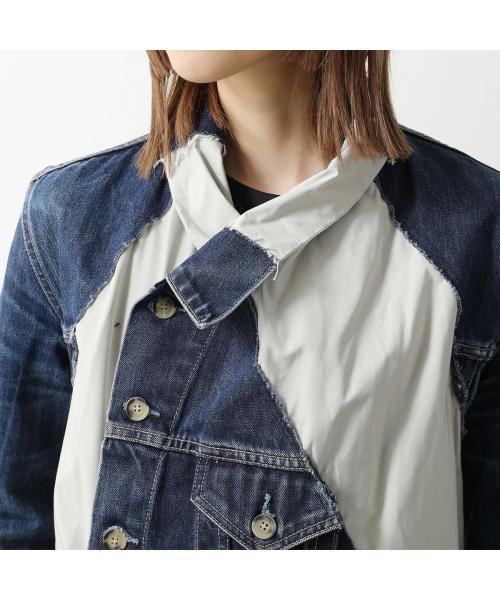 セール】Lutz Huelle デニムジャケット SLANT DENIM JACKET 切替