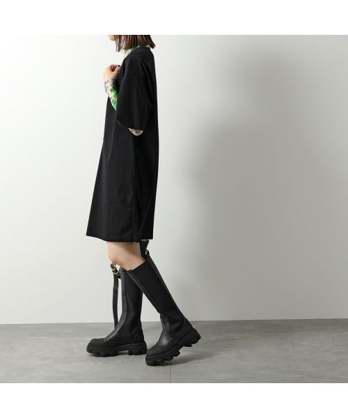 箱B】GANNI ロングブーツ High Chelsea Boot Black Stitch 箱B】GANNI ロングブーツ High Chelsea Boot Black Stitch
