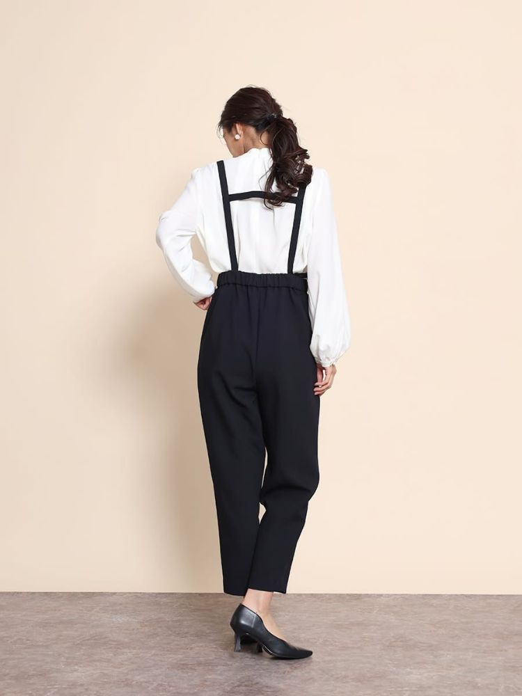 セール】フェンネル FENNEL ストラップ付タックパンツ(505797974