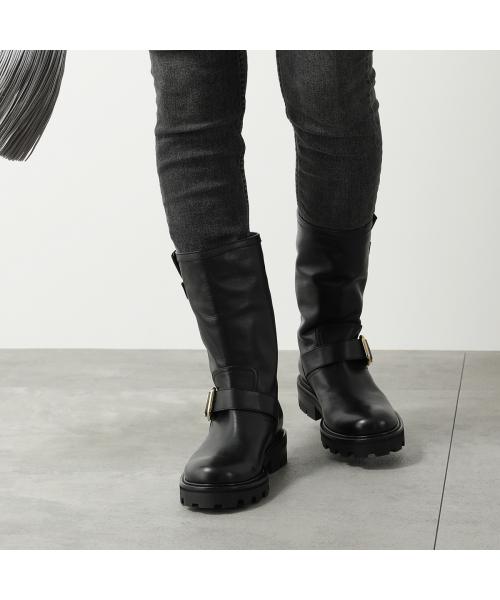 セール 22%OFF】Jimmy Choo ミドルブーツ BIKER II SQM バイカー