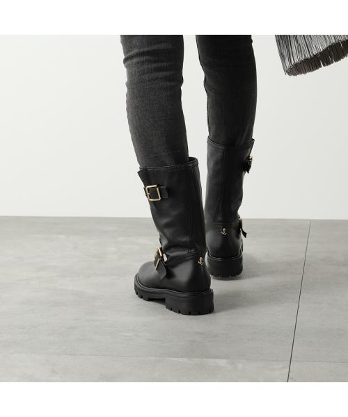 JIMMY CHOO ジミーチュウ ショートブーツ スエード エンジニア