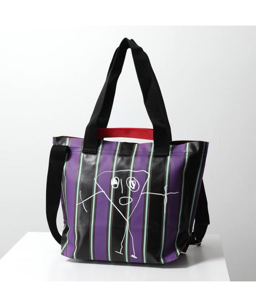 セール】PLAN C トートバッグ MEDIUM PRINTED SHOPPER SHCBA53SC4