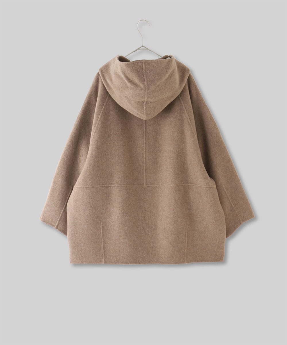Liyocaダブルフェイスフーディーコート