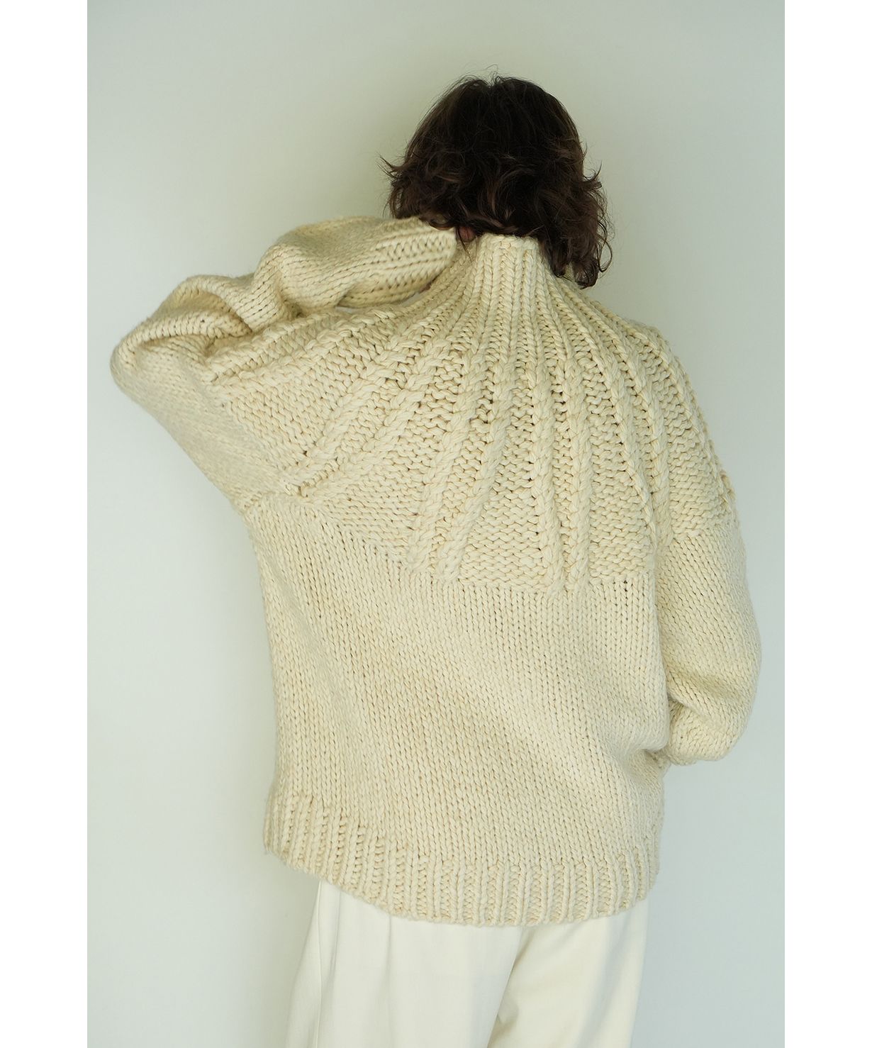セール】CHUNKY CABLE HAND KNIT TOPS(505796411) | クラネ セール】CHUNKY CABLE HAND KNIT TOPS(505796411) | クラネ