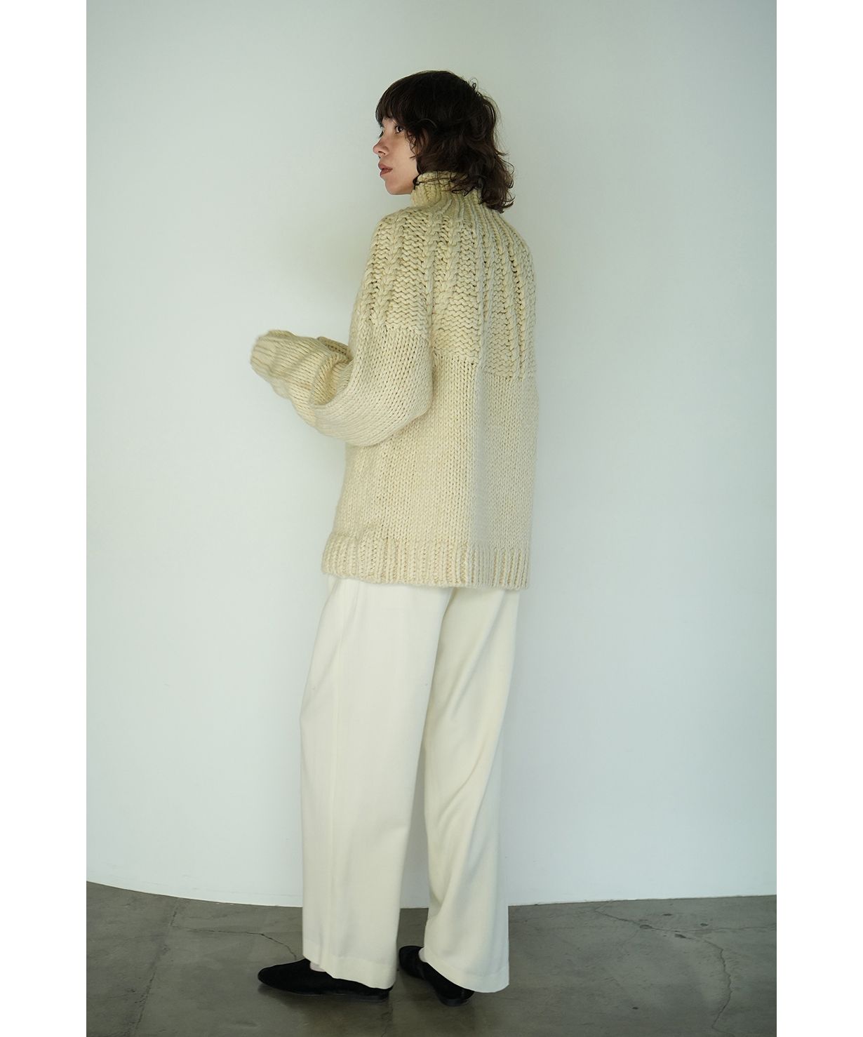 セール】CHUNKY CABLE HAND KNIT TOPS(505796411) | クラネ セール】CHUNKY CABLE HAND KNIT TOPS(505796411) | クラネ