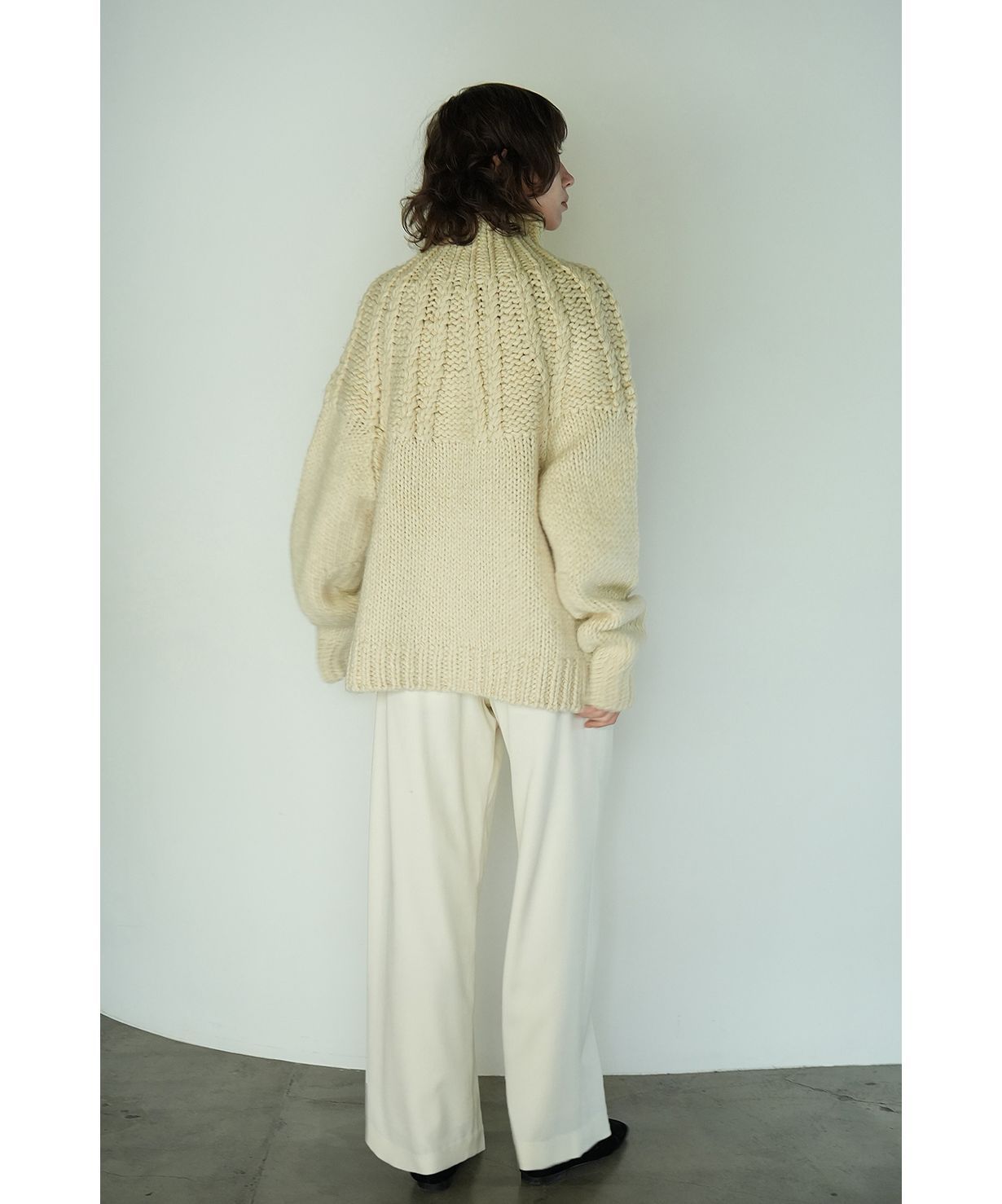 セール】CHUNKY CABLE HAND KNIT TOPS(505796411) | クラネ セール】CHUNKY CABLE HAND KNIT TOPS(505796411) | クラネ