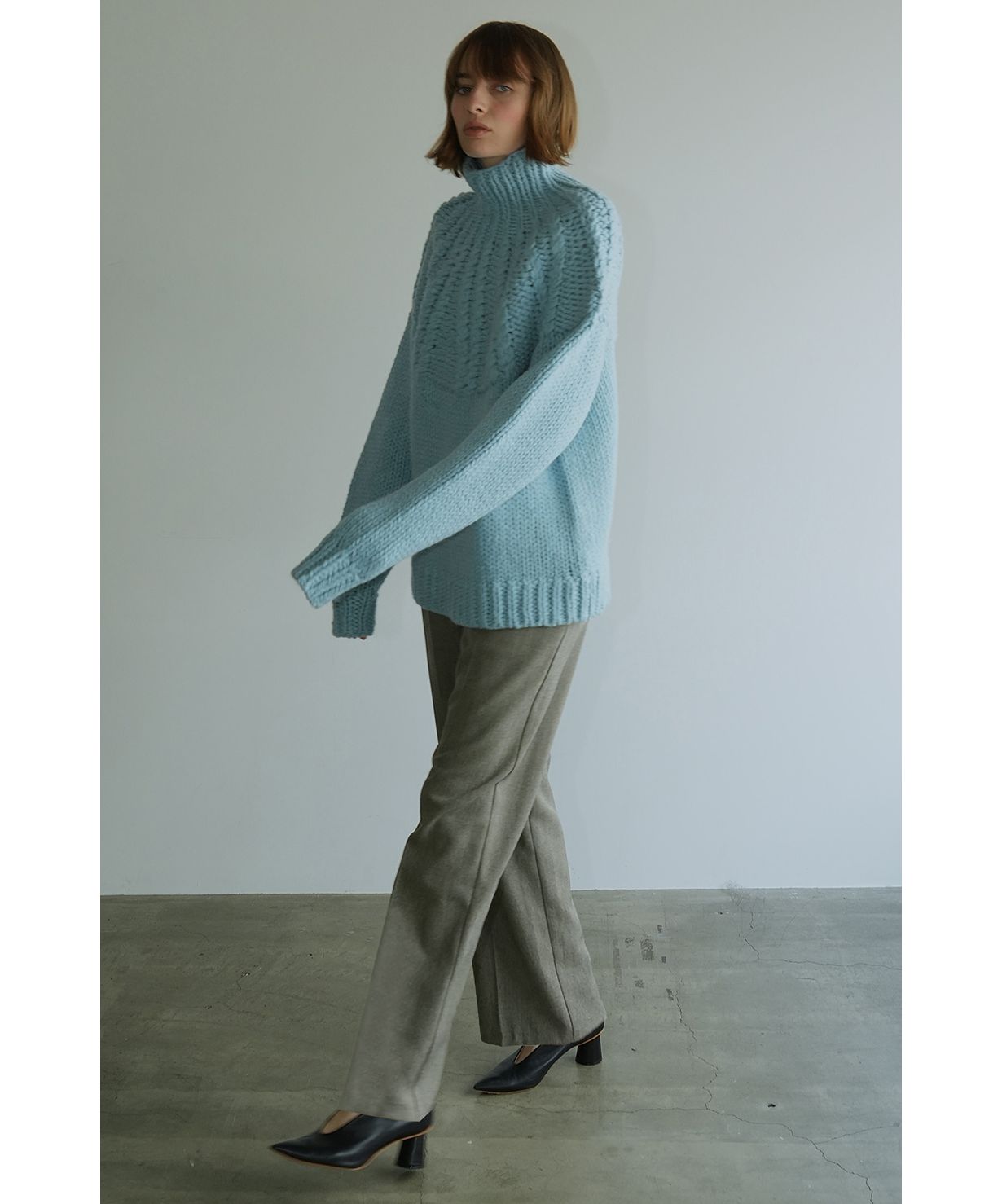 セール】CHUNKY CABLE HAND KNIT TOPS(505796411) | クラネ セール】CHUNKY CABLE HAND KNIT TOPS(505796411) | クラネ