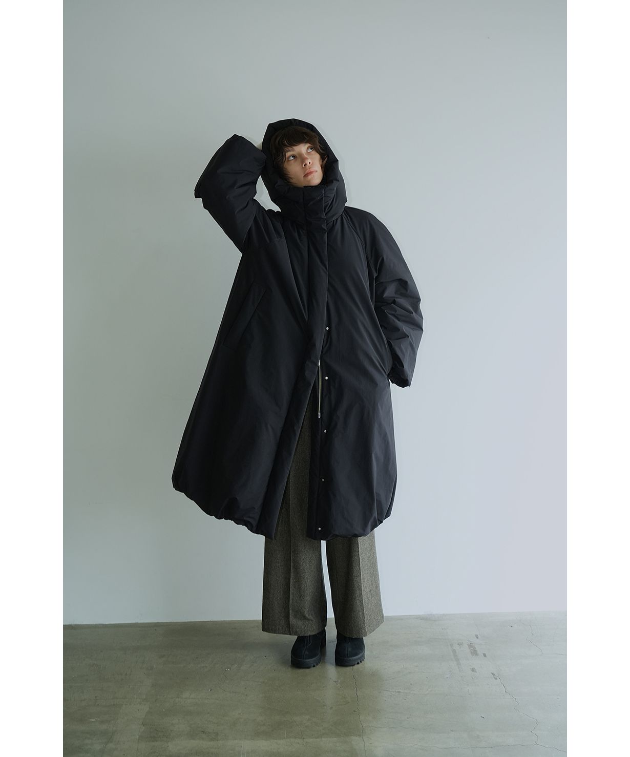 セール 40%OFF】BALLOON HOODIE LONG DOWN COAT(505796415 セール 40%OFF】BALLOON HOODIE LONG DOWN COAT(505796415