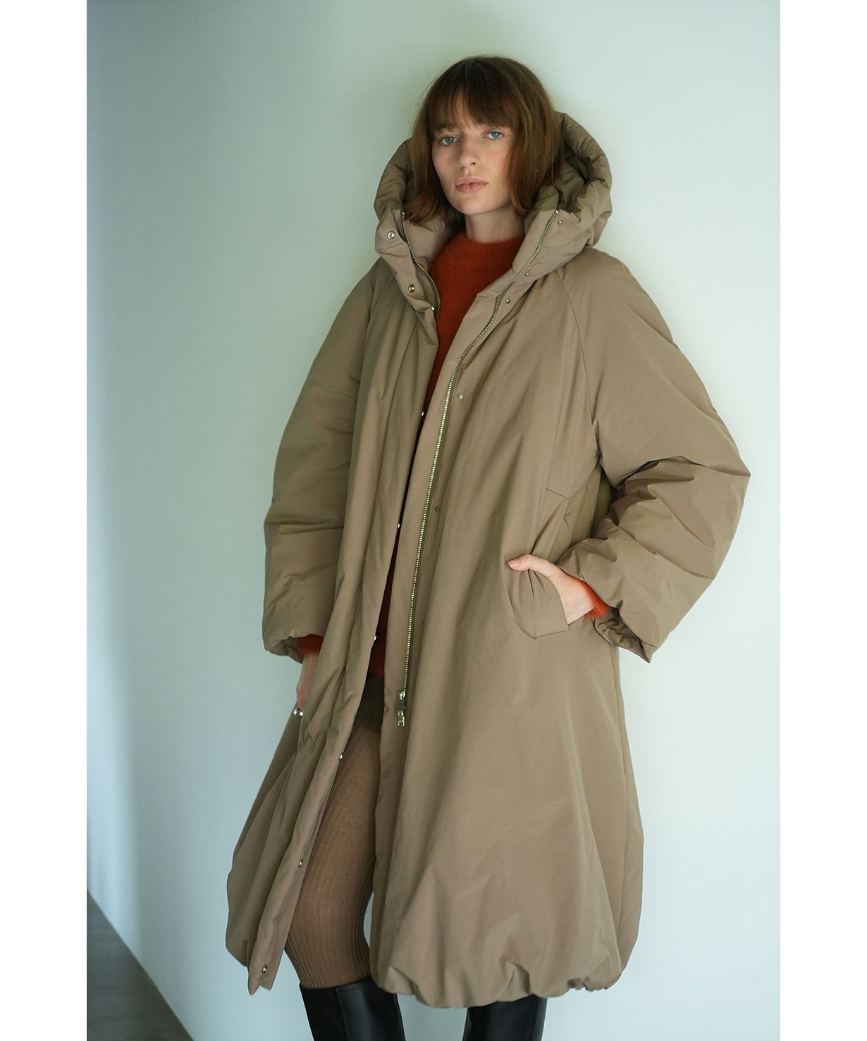 セール 40%OFF】BALLOON HOODIE LONG DOWN COAT(505796415 セール 40%OFF】BALLOON HOODIE LONG DOWN COAT(505796415