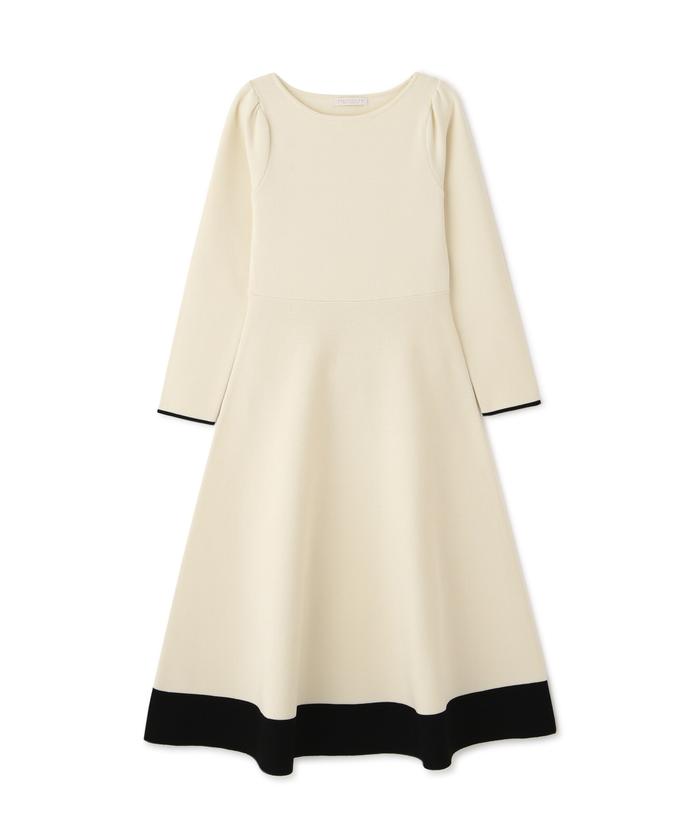 セール 30%OFF】バイカラーニットワンピース(505799349