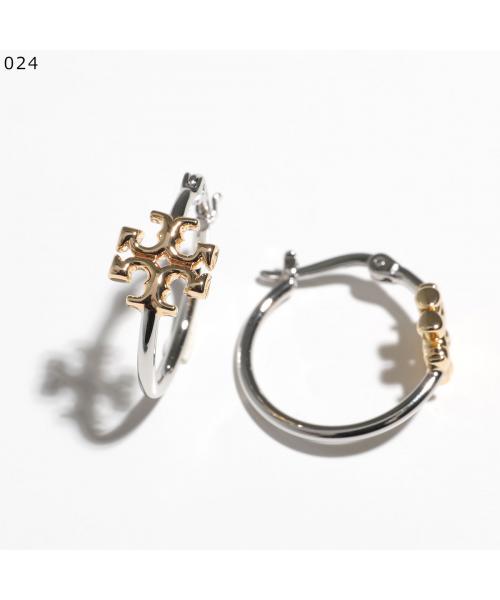 未使用品.TORY BURCH/トリバーチ、マリオンウーブンチェーンフープピアス 330204167_1.jpg