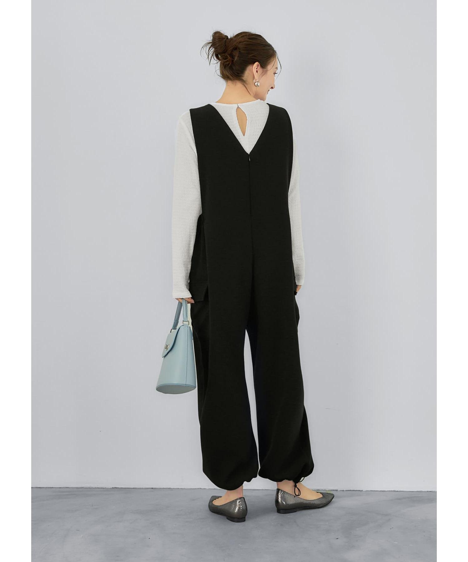 【お買得】 スタイルデリ 【LUXE】立体ディテールサロペット DELI STYLE パンツ