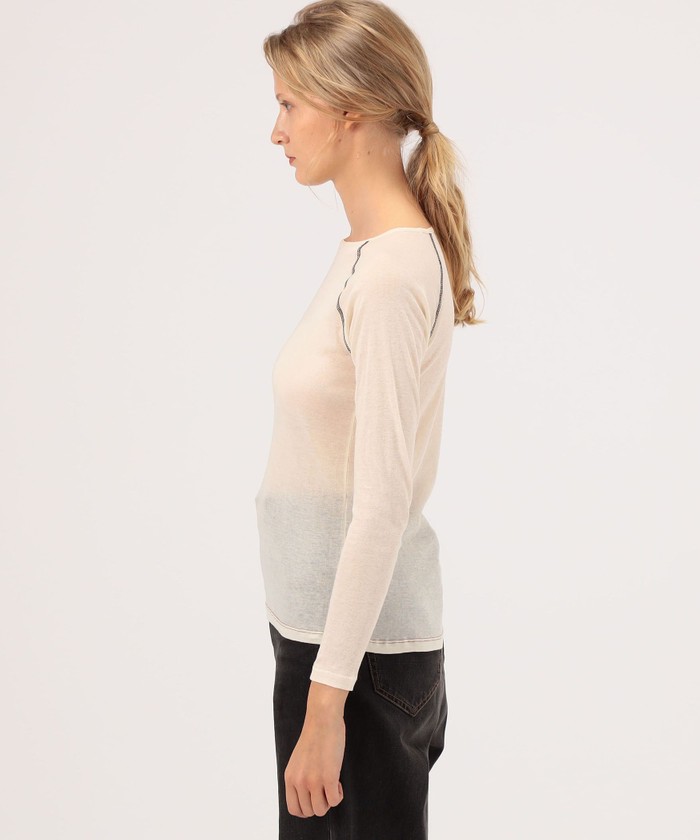 トップス baserange GENE LONGSLEEVE セール】 BASERANGE GENE LONGSLEEVE コットン ロングスリーブ