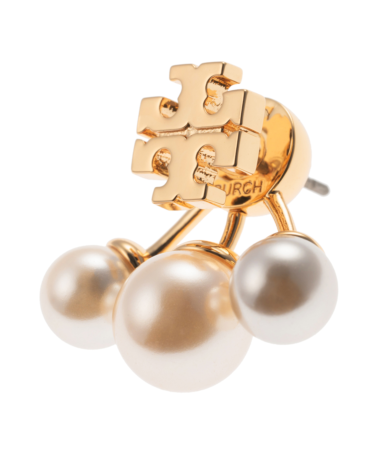 トリーバーチ TORY BURCH KIRA ピアス 709TORY GOLD-IVORY キラ パール スタッズ ピアス: レディース イヤリング＆ピアス