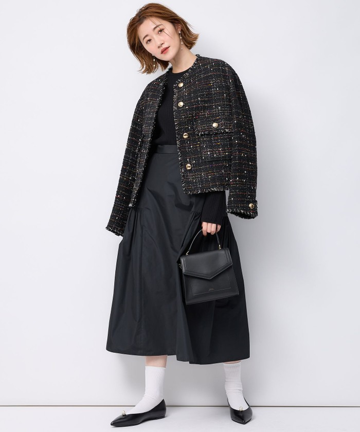 セール 30%OFF】GIOLICA カラーミックスツイード ジャケット
