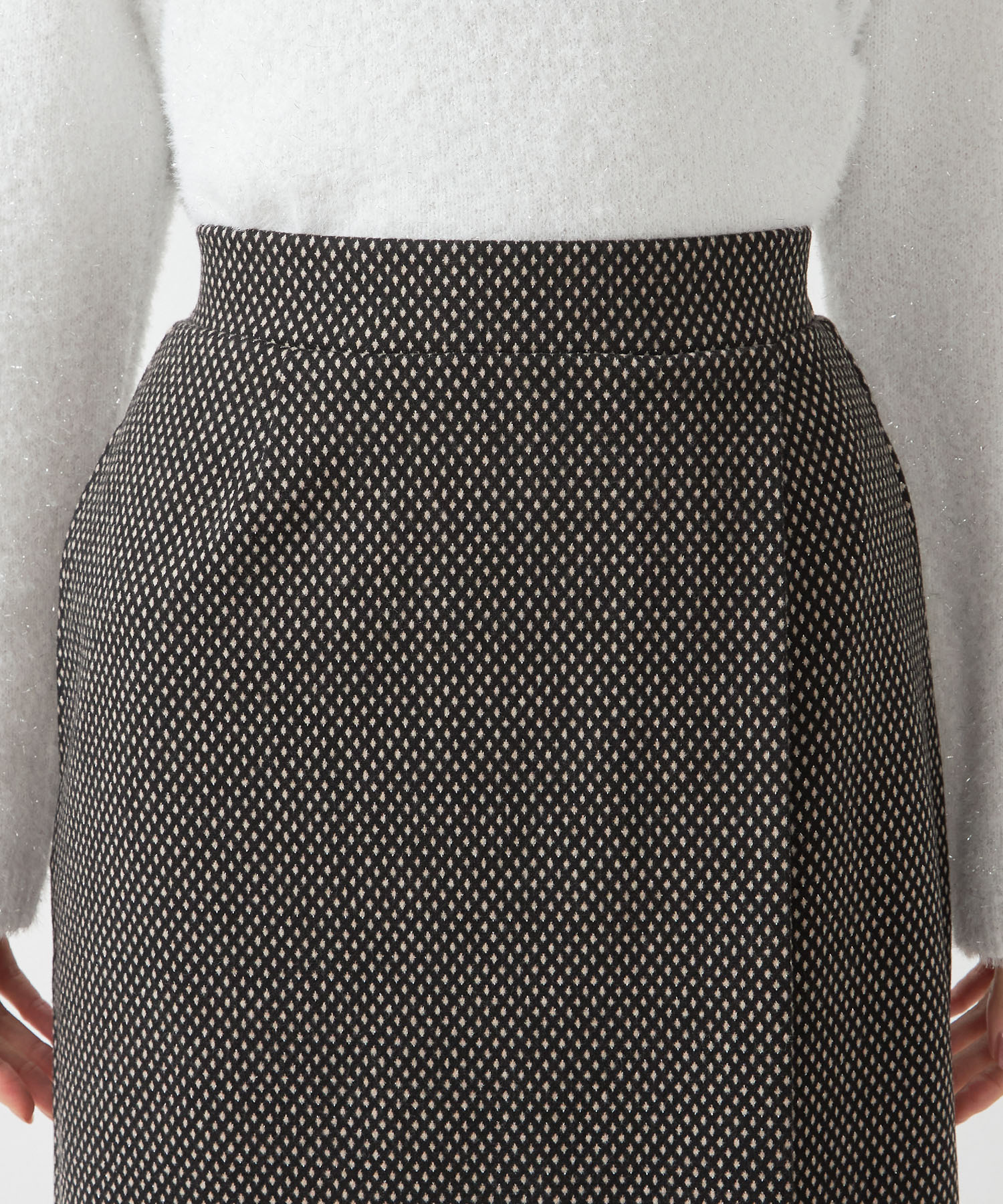 ラメジャガードスカート(505802406) | エーシーデザインバイアルファ