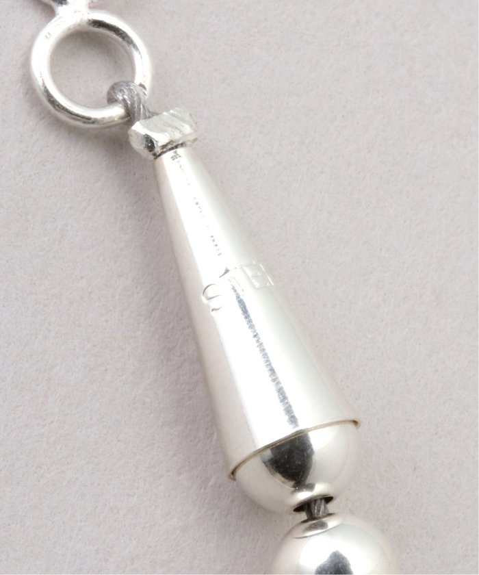 INDIAN JEWELRY 5mm シャイニービーズネックレス20インチ