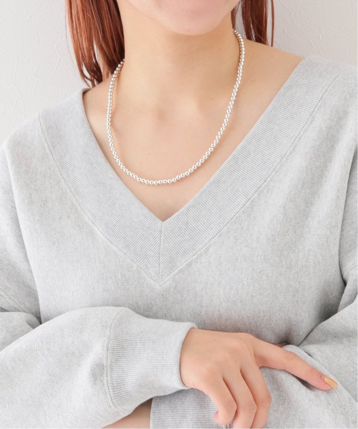 ≪追加≫INDIAN JEWELRY 5mm シャイニービーズネックレス20