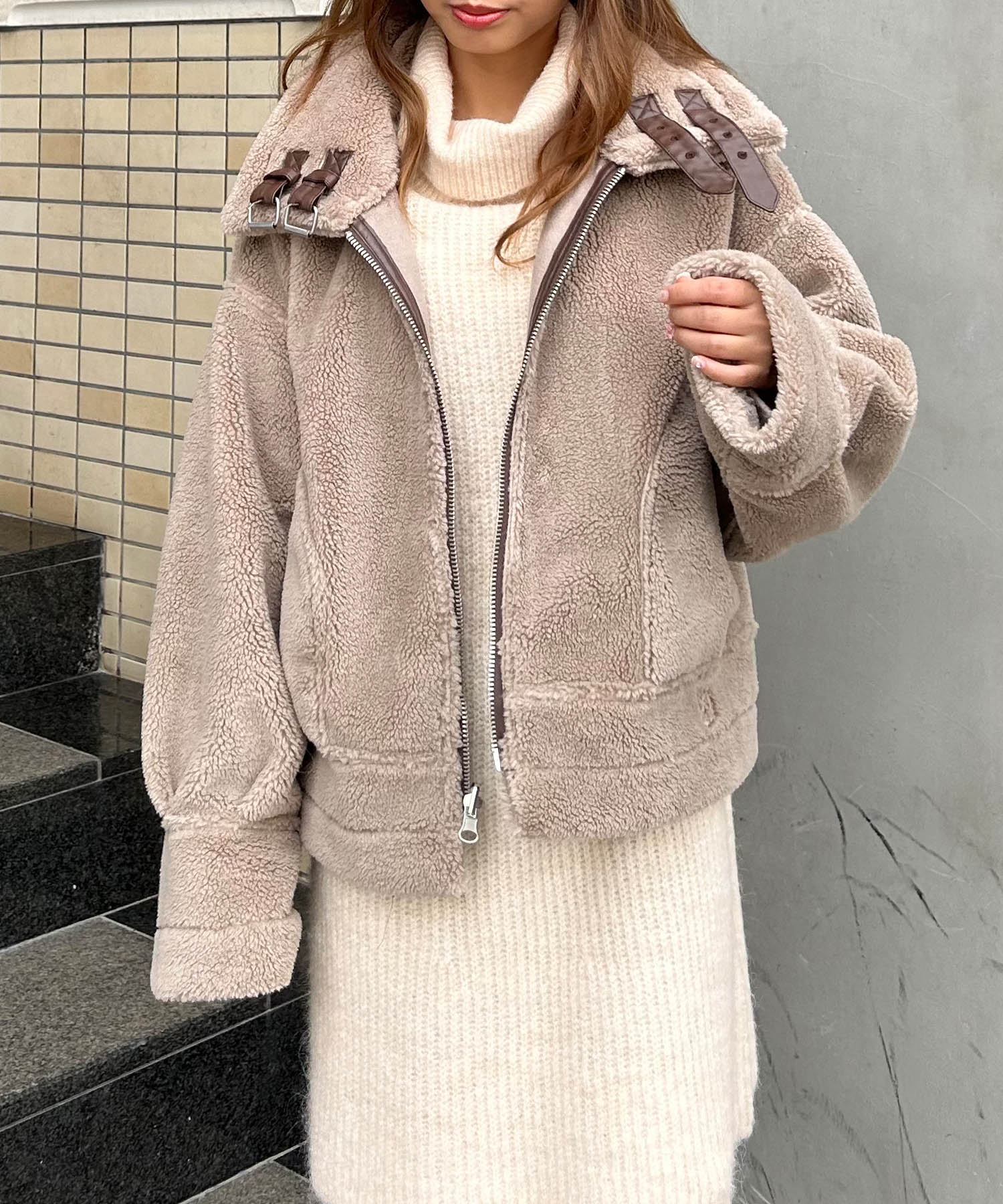 セール 30%OFF】イング INGNI リバーシブルボアムートンBー3