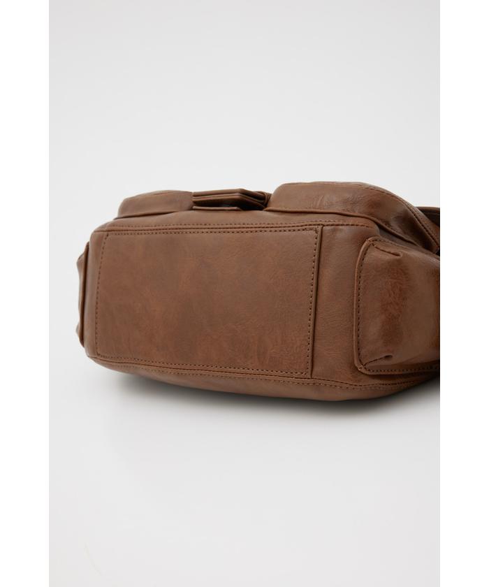 完売品 SLY スライ FRONT BUCKLE HOBO バッグ ブラウン