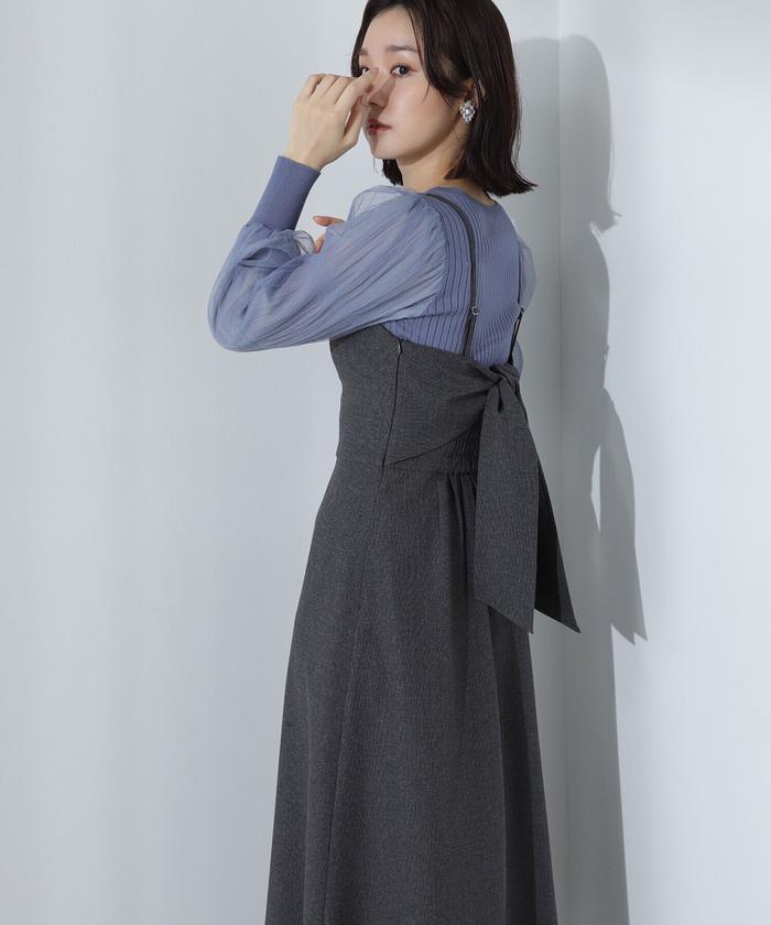 セール 50%OFF】ベアワンピース 24SS(505802907) | ナチュラル セール 50%OFF】ベアワンピース 24SS(505802907) | ナチュラル
