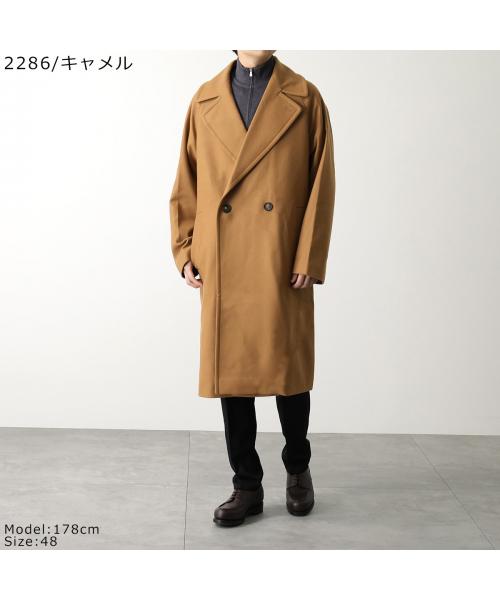 セール】HEVO ベルテッドコート BRINDISI E725 ウール ダブル セール】HEVO ベルテッドコート BRINDISI E725 ウール ダブル