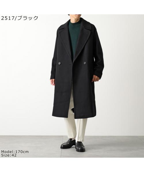 セール】HEVO ベルテッドコート BRINDISI E725 ウール ダブル セール】HEVO ベルテッドコート BRINDISI E725 ウール ダブル