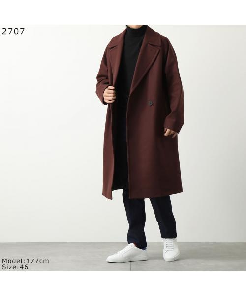 セール】HEVO ベルテッドコート BRINDISI E725 ウール ダブル セール】HEVO ベルテッドコート BRINDISI E725 ウール ダブル