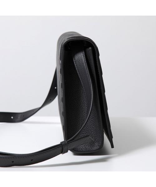 【国内発】BALENCIAGA ショルダーバッグ 679465 ギフト包装可 Used Black Balenciaga Leather Shoulder Bag with Car Flap and