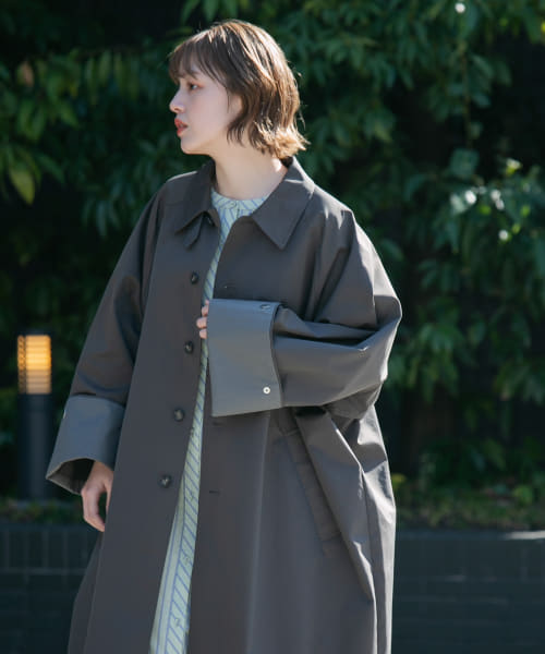 【SEAL限定商品】 セール】ステンカラーBIGBIGコート(505804842) | ケービーエフ ジャケット・アウター