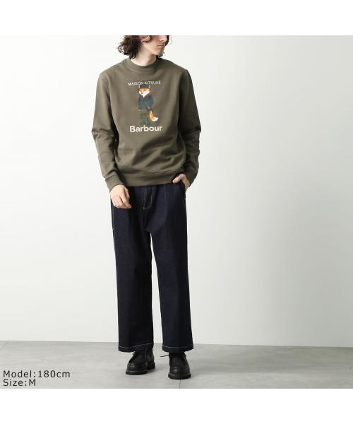 Barbour x Maison Kitsuné Beaufort Fox Sweatshirt Black by