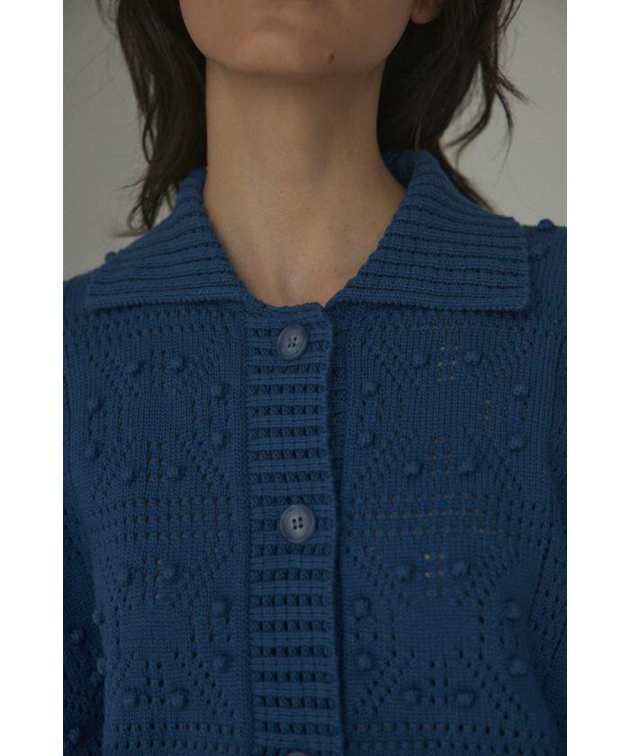 bubbling knit cardigan(505809243) | ブラックバイマウジー