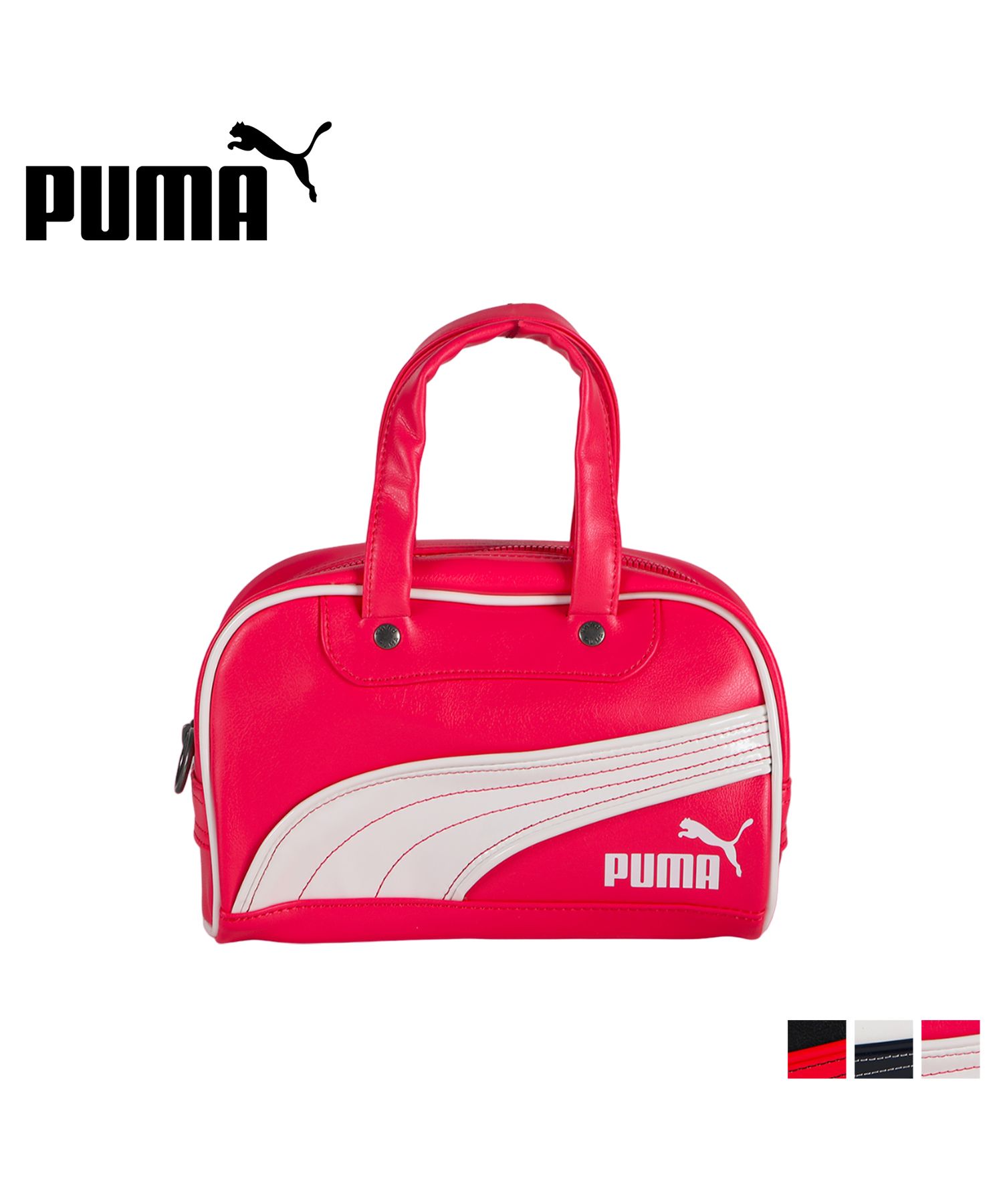 プーマ PUMA レトロ ミニ グリップ ボストンバッグ ミニ レディース