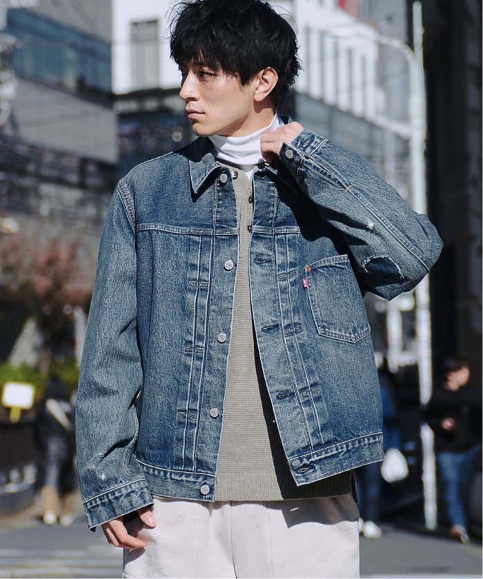 本命ギフト LEVI'S(R)/リーバイス(R)】別注 1st JKT Selvedge INDIGO ジャケット・アウター