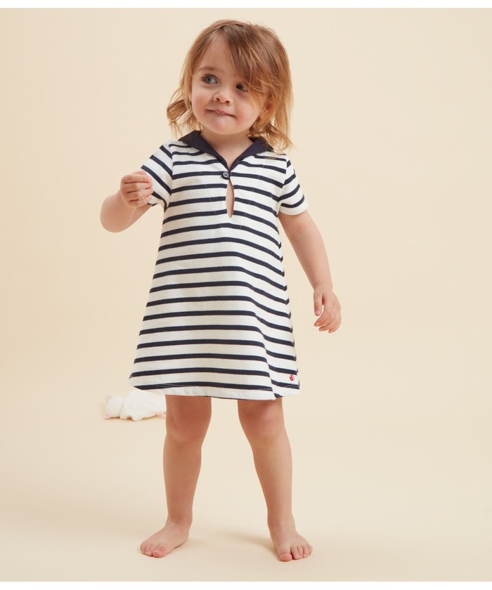 PETIT BATEAU プチバトー　マリニエールカバーオール　74 12ヶ月 マリニエールカバーオール | ベビー服・子供服通販のPETTIT