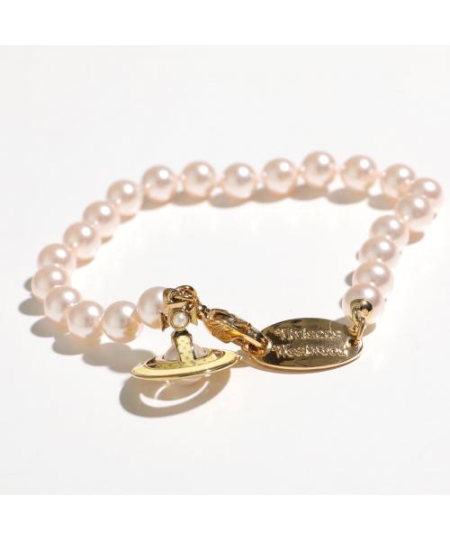 新作【Vivienne Westwood】Ameliaロゴ レターパールブレスレット セール】Vivienne Westwood ブレスレット SIMONETTA PEARL