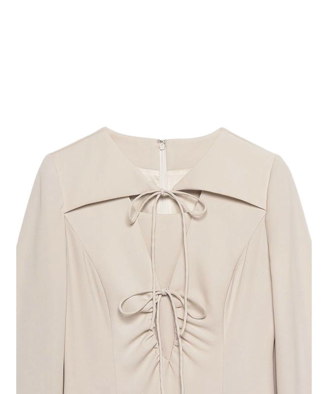 セール 30%OFF】フロントリボンデザインワンピース(505812305