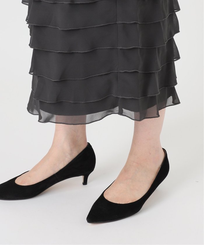 TORRAZZO DONNA フリルブラックロングスカート セール】【TORRAZZO DONNA/トラッゾドンナ】Ruffle Skirt
