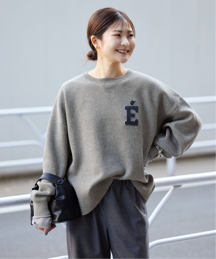 期間限定！新品！タグ付！SLOBE IENAサガラ刺繍スウェットライクニット サガラ刺繍スウェットライクニット(505813002) | スローブ